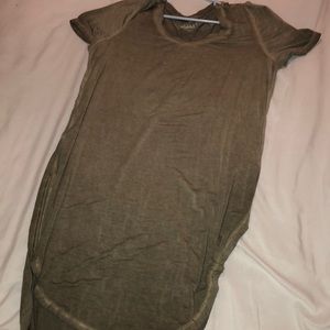 Army green nice shirt , size small